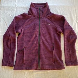 Columbia Sportswear GRT Women’s Zip up Sweatshirt Jacket Purple Zip Pockets